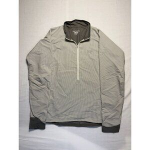 Arc’teryx Mens Medium Windbreaker Jacket Lightweight Half Zip Gray Outdoor